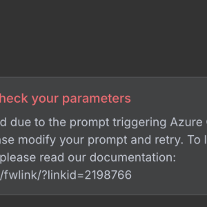 n8n - The response was filtered due to the prompt triggering Azure OpenAI's content management policy